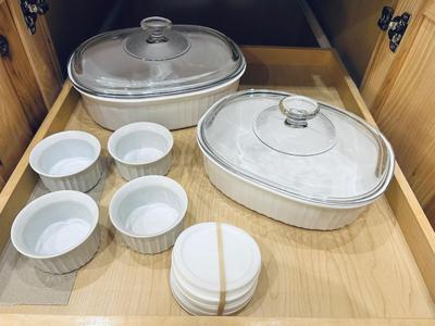 CORELLE AND CASA BLANCA BAKEWARE