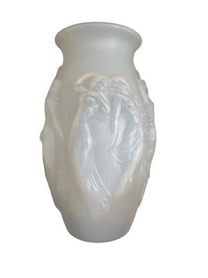 Decor - Sabino Vase WWII Mark part of an unmatched pair 14 1/2" tall - Slight Matte finish