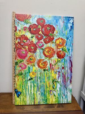 Icing on the cake Abstract byGayla Hudson Floral Painting