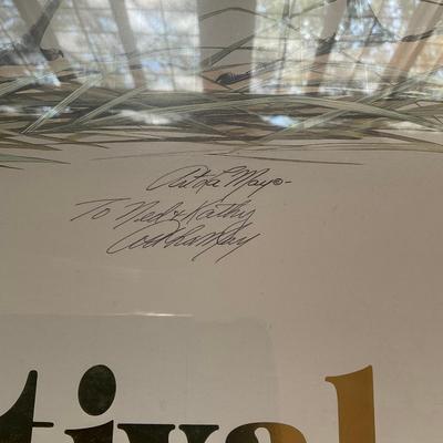 PR409 Singed Art LaMay Poster "Rear Admirals" Waterfowl Festival 1992