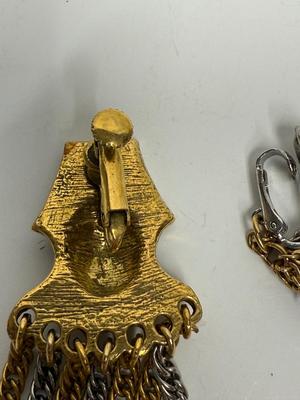 Sale Photo Thumbnail #399: Gold & Silver tones. In good previously owned condition.