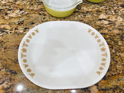 CORNING WARE BOWLS 3 SIZES AND PLATE