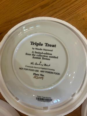 SCOTTY DOG COLLECTIBLE PLATES