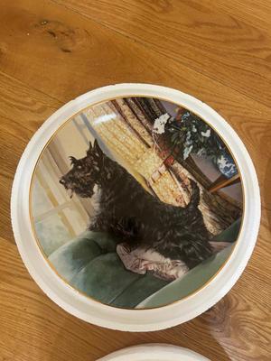 SCOTTY DOG COLLECTIBLE PLATES
