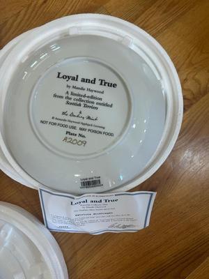 SCOTTY DOG COLLECTIBLE PLATES