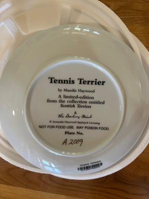 SCOTTY DOG COLLECTIBLE PLATES