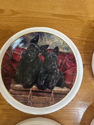 ANOTHER SET OF FOUR SCOTTY DOG COLLECTIBLE PLATES