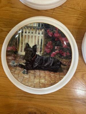 ANOTHER SET OF FOUR SCOTTY DOG COLLECTIBLE PLATES