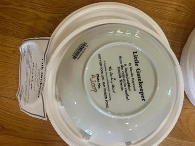 ANOTHER SET OF FOUR SCOTTY DOG COLLECTIBLE PLATES