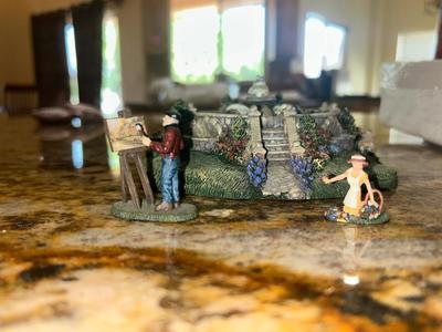FAVORITE FOREST IN LAMP LIGHT FOUNTAIN FROM THE BRADFORD EXCHANGE