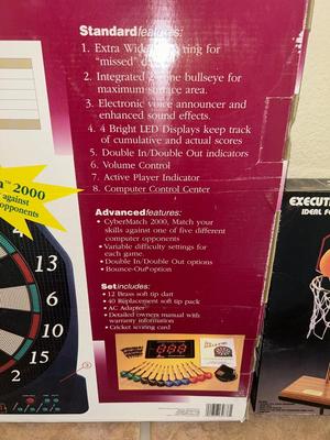 HALEX ELECTRONIC DARTBOARD EXECUTIVE BASKETBALL FOR YOUR DESK OR ANY OTHER ROOM IN THE HOUSE