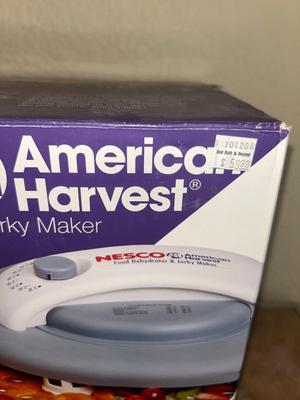NESCO AMERICAN HARVEST, SNACKMASTER ENCORE DEHYDRATOR AND JERKY MAKER