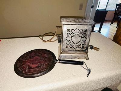 VINTAGE TOASTER AND TORTILLA WARMER