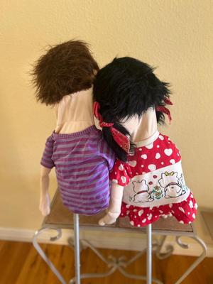 HAPPY PUPPETS TO MAKE ANYBODY SMILE WITH THEIR ENTHUSIASM