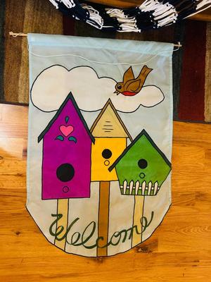 FUN IN THE SUN, WITH A HAMMOCK, WELCOME FLAG AND DRINK DISPENSERS