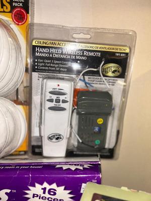 A VARIETY OF HOUSEHOLD ITEMS