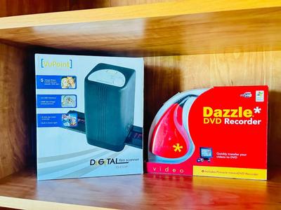 DAZZLE DVD RECORDER AND A VIEWPOINT DIGITAL FILM SCANNER