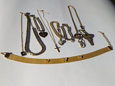 Vintage Jeanne Bracelet With Butterflies & Necklaces #14