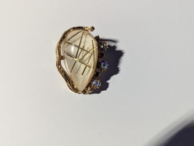 Vintage Geometric Link Bracelet & Clip On Earrings #9
