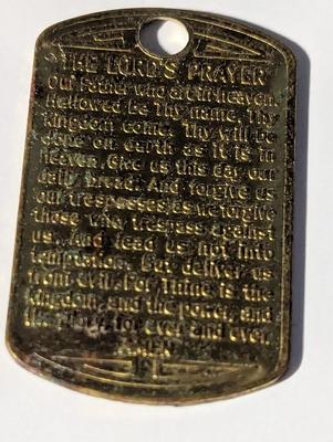 Lapel Pins & Pendants - Full Service Award Dupont Zerex Charm Lords Prayer VFW Pins #16