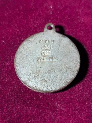 Vintage Amateur Champion boxing A.A.U. Silver Plated Charm/Pendant #1