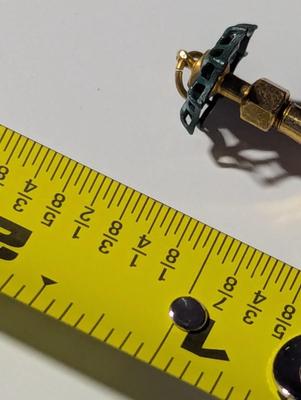 Vintage Jenkins Brothers Miniature Salesman Sample Pipe Pipe Globe Valve Pendant #4