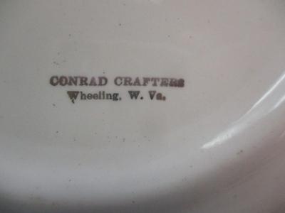 Vintage Royal Pebbleford Taylor Smith Taylor Burnt Orange O.P.CO. Syracuse Conrad Crafters Wheeling W. Va Homer Laughlin Asheville School...