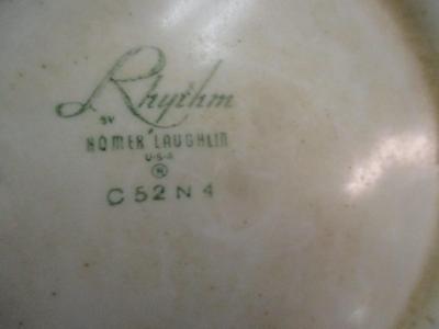 Vintage Plates Homer Laughlin Virginia Rose Rhythm Stetson Hand Painted #14