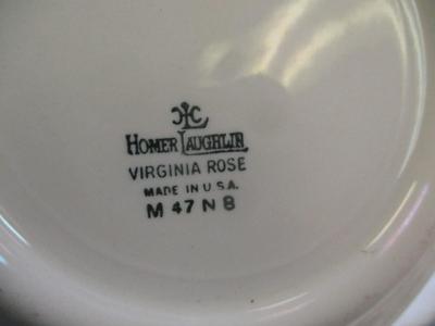 Vintage Plates Homer Laughlin Virginia Rose Rhythm Stetson Hand Painted #14