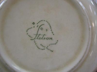 Vintage Plates Homer Laughlin Virginia Rose Rhythm Stetson Hand Painted #14