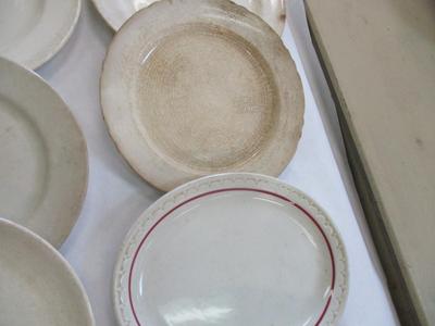 Antique Plates Nautilus Iroquois Homer Laughlin Virginia Rose World Wide Art Studios #15