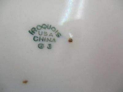 Antique Plates Nautilus Iroquois Homer Laughlin Virginia Rose World Wide Art Studios #15