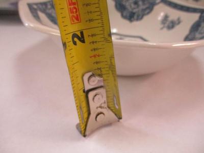 Antique Royal Staffordshire Old Pekin J & G Meakin Wason's Ascot Blue Blue Waldorf Semi Porcelain Pottery Blue & White Plate