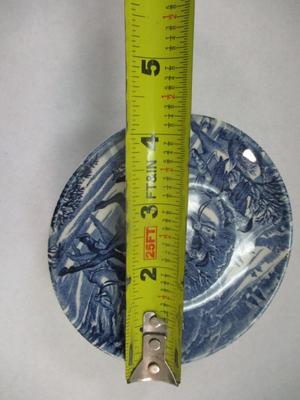 Staffordshire Liberty Blue - Historical Colonial Scenes - Bread & Butter Plates