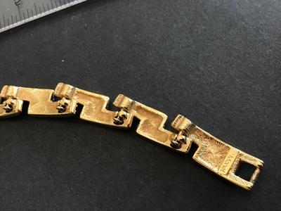 Monet Enamel Rhinestone Bracelet