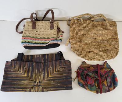 LOT 128: Assortment of Four Handbags and Purses