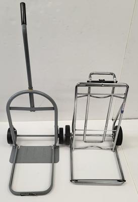 LOT 152: Pair of Foldable Metal Hand Trucks