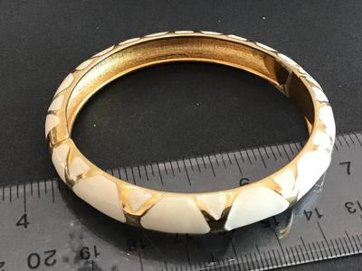 Enamel And Gold Tone Bracelet