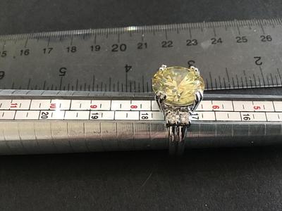 Beautiful GR China Canary Yellow Colored Stone. Chunky