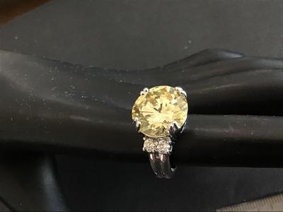 Beautiful GR China Canary Yellow Colored Stone. Chunky
