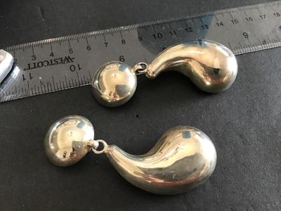 Vintage Chunky Clip on Earrings