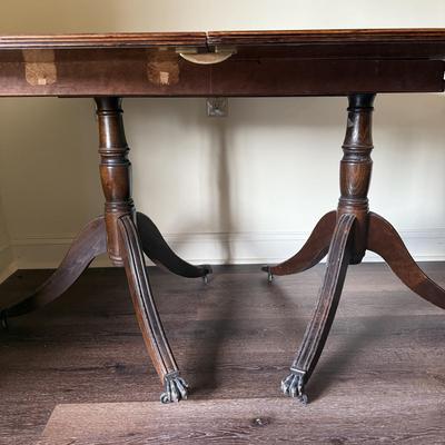 Oval Clawfoot Table