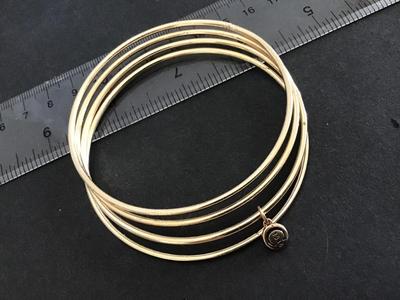 1945 Gold Tone Bangles
