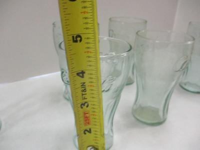 Vintage Coke Coca-Cola Mini Glasses 4 1/2" Tall