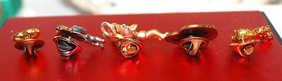 Collection of 5 Assorted TACKS - Crosses, Heart & Cherubs