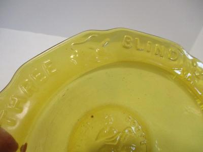 Mother Goose Bowl Tiara Amber Glass Nursery Rhymes