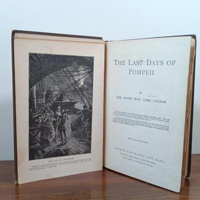 LOT 3: George Wharton Edwards' Vanished Towers and Chimes of Flanders w/ Lyttin's 1880 Illustrated Last Days of Pompeii &...