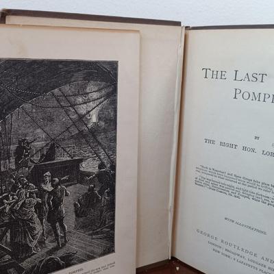 LOT 3: George Wharton Edwards' Vanished Towers and Chimes of Flanders w/ Lyttin's 1880 Illustrated Last Days of Pompeii &...