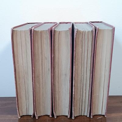 LOT 5: Hurd and Houghton Publishers 1870s Editions of The Leather Stocking Tales by J. Fenimore Cooper Set of (5)