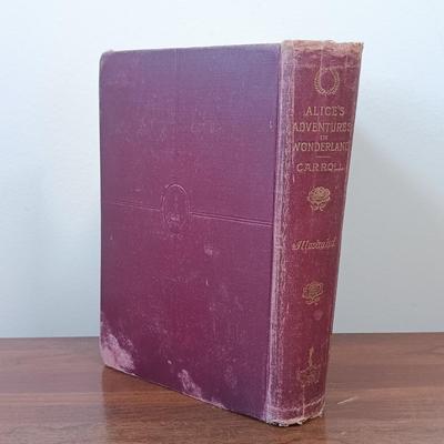 LOT 6: Library of Famous Books by Famous Authors Edition of Alice's Adventures in Wonderland w/ a Collection 1920s Classic Tales